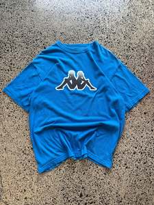 Tees: Kappa Logo Graphic Tee (Blue) - L
