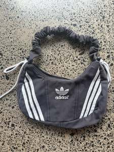 Faded Black Adidas Rework Shoulder Bag