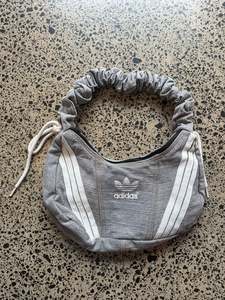 Grey Rework Adidas Handbag