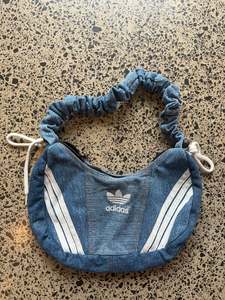 Blue Denim Adidas Rework Handbag