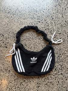 Hottest Items Right Now: Black Denim Adidas Rework Handbag