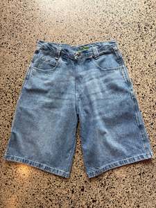 Wrangler Mid Blue Denim Jorts - 30W
