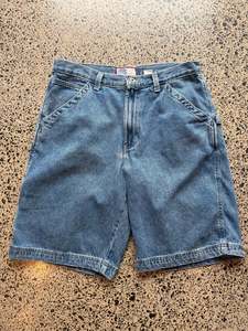 Old Navy Dark Blue Wash Denim Jorts - 34W