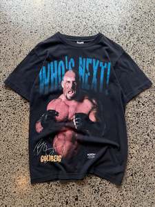 Hottest Items Right Now: 1998 WCW Goldberg 'Who's Next' Wrestling Tee - M