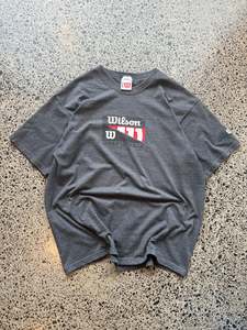 Branded Tops Hoodies And Outerwear: 90's Wilson Logo Graphic Tee - L