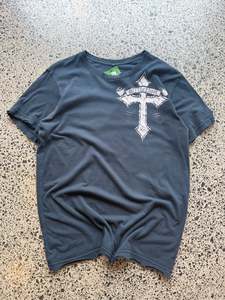 Branded Tops Hoodies And Outerwear: Affliction Skull & Cross Tee - S