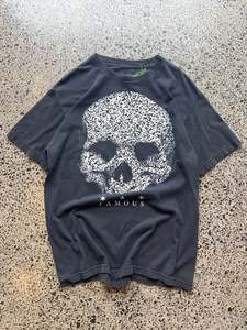 Famous Skull Graphic Tee - L