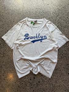 2xl: 90's Grey Brooklyn Tee - 2XL