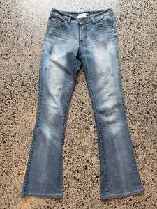 ATF Dark Blue Low Waist Jeans - S