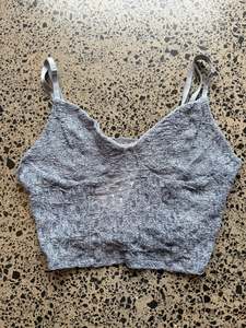 Womens Wear: Lacey Blue Bralette - S