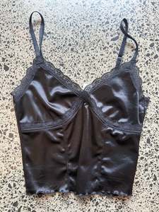 Lacey Black Bralette - S