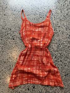 Womens Wear: Rust Tie Back Cami - S