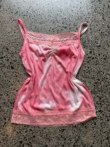 Womens Wear: Pink Spaghetti Strap Fairy Top - S/M