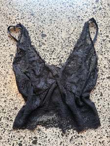 Lacey Black Bralette - M