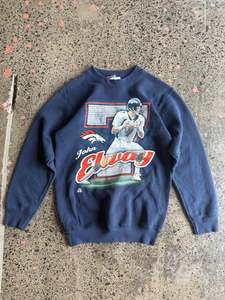 Hoodies: 90's Denver Brocos 'John Elway' Crewneck - S/M