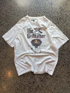 Tees: "The Grill Father" Graphic Tee - L