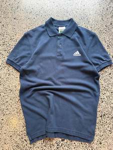 Adidas 1: 2000's Adidas Polo Shirt - S