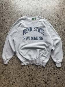 Hoodies: 90's Penn State University Crewneck Jumper - M
