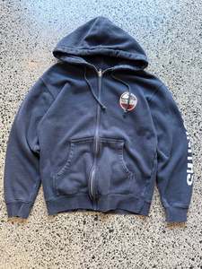 Late 90's Hansen Surfboards California Zip Up Hoodie - M.