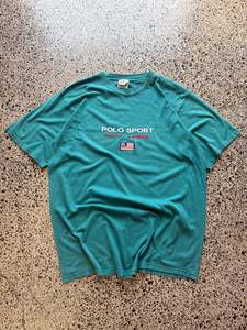 Hottest Items Right Now: 90's Ralph Lauren Polo Sport T-Shirt - 2XL