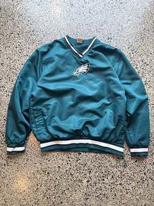 90's Philadelphia Eagles NFL Pullover Jacket - S