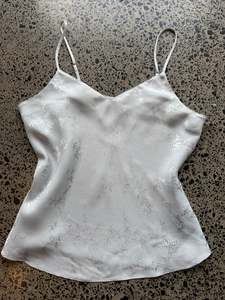 Womens Wear: White Floral Cami - M/L