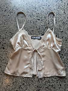 Womens Wear: Front Tie Open Top - S/M