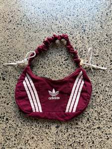 Handbags 1: Red Adidas Rework Scrunchy Shoulder Bag