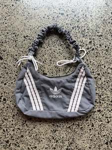 Dark Grey Adidas Rework Scrunchy Shoulder Bag