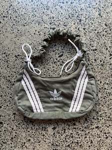 Handbags 1: Olive Rework Adidas Scrunchy Shoulder Bag