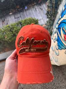 Hats: Orange 'California' Cap