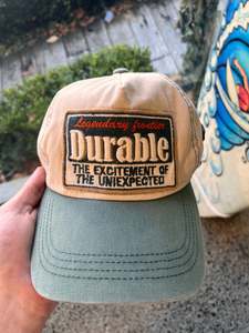 Hats: Oat & Green 'Durable' Cap