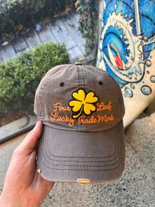 Hats: 4 Leaf Clover Embroidered Cap