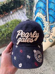 Hats: Navy 'Pearly Gates' Cap