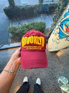 Red & Yellow 'Brooklyn' Cap