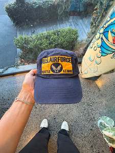 Hats: Navy and Yellow 'US Air Force' Cap