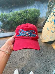 Red & Blue Land Rover Cap