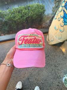 Hats: Pink 'Arizona Featur' Cap
