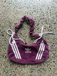 Hottest Items Right Now: Wine Adidas Scrunchy Rework Shoulder Bag