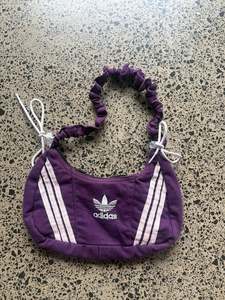 Purple Adidas Scrunchy Rework Shoulder Bag