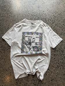 Tees: 90's Volleyball Graphic Tee - L