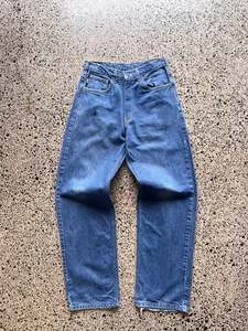 Carhartt Dark Blue Denim Jeans - 30W by 32L