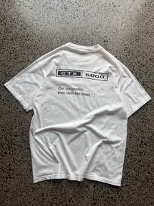 L: 90's "Competitors don't know Sheet' Invision Graphic Tee - L