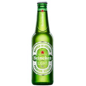 Products: Heineken Premium Light Beer 330ml 12 pack bottles 2.5% alc/vol - Rolly Inn Liquor