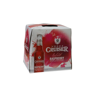 Products: Vodka Cruiser Raspberry 12pk 275ml bottle 4.8% alc/vol - Rolly Inn Liquor