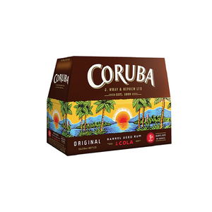 Coruba Rum & Cola 10pk 330ml bottle 5% alc/vol - Rolly Inn Liquor