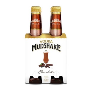Vodka Mudshake Chocolate 4pk 270ml bottle 4% alc/vol - Rolly Inn Liquor