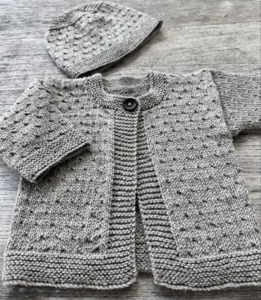Patterns: Mika Petite Cardigan & Hat 4ply