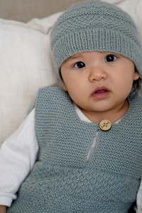 Patterns: Petite Phoenix Vest and Hat BC131 in 4 Ply