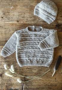 Bc148 Raine Sweater and Hat in 4 Ply